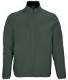03827 Falcon Recycled Soft Shell Jacket Forest Green colour image